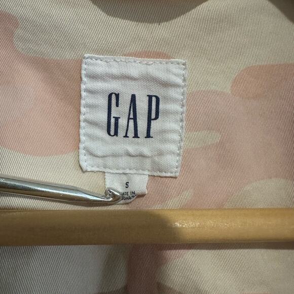 GAP Pink and Cream Camo print Utility Jacket size small - Picture 2 of 3